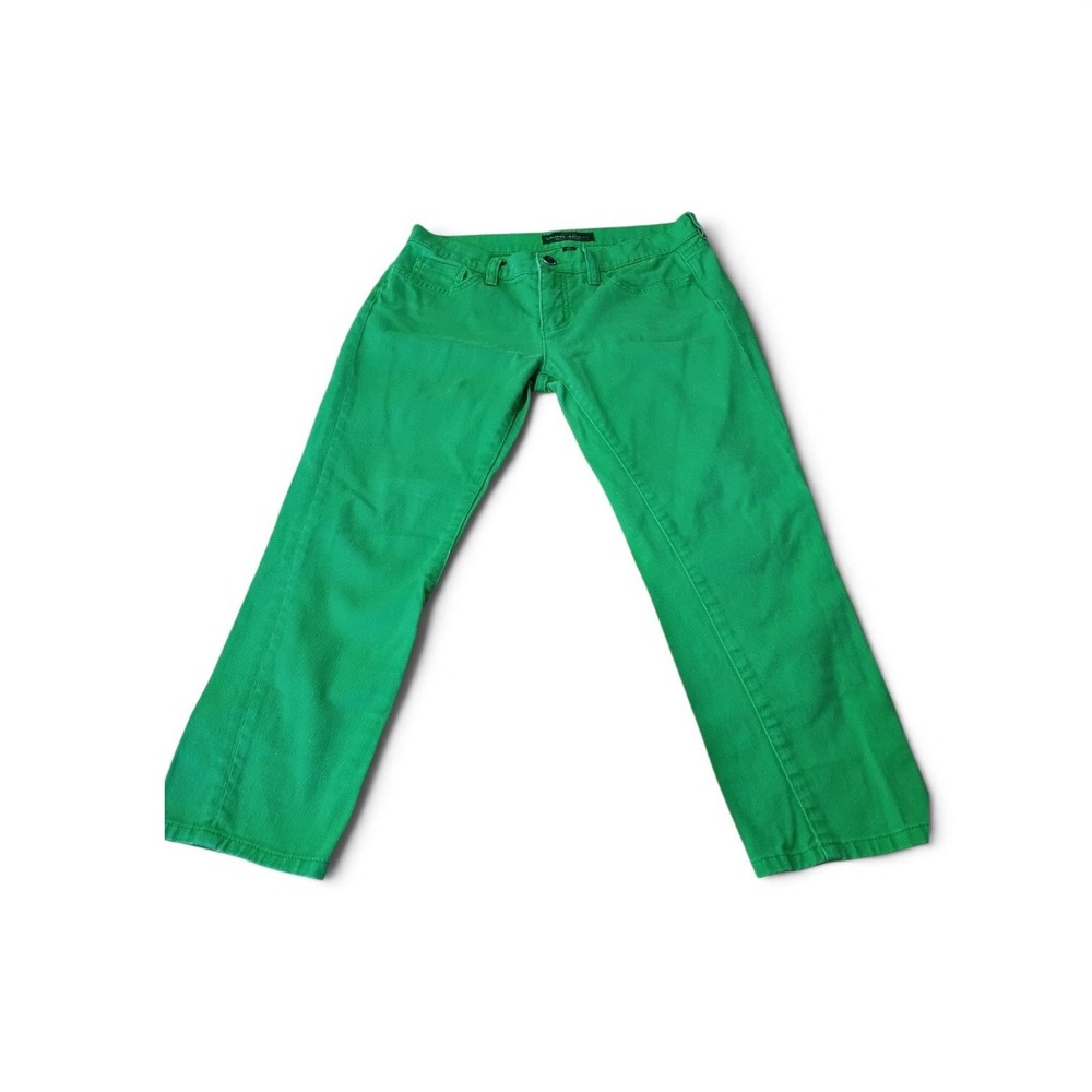 Lauren Ralph Lauren Kelly Green Straight Leg Jeans Pants Size 2 LRL